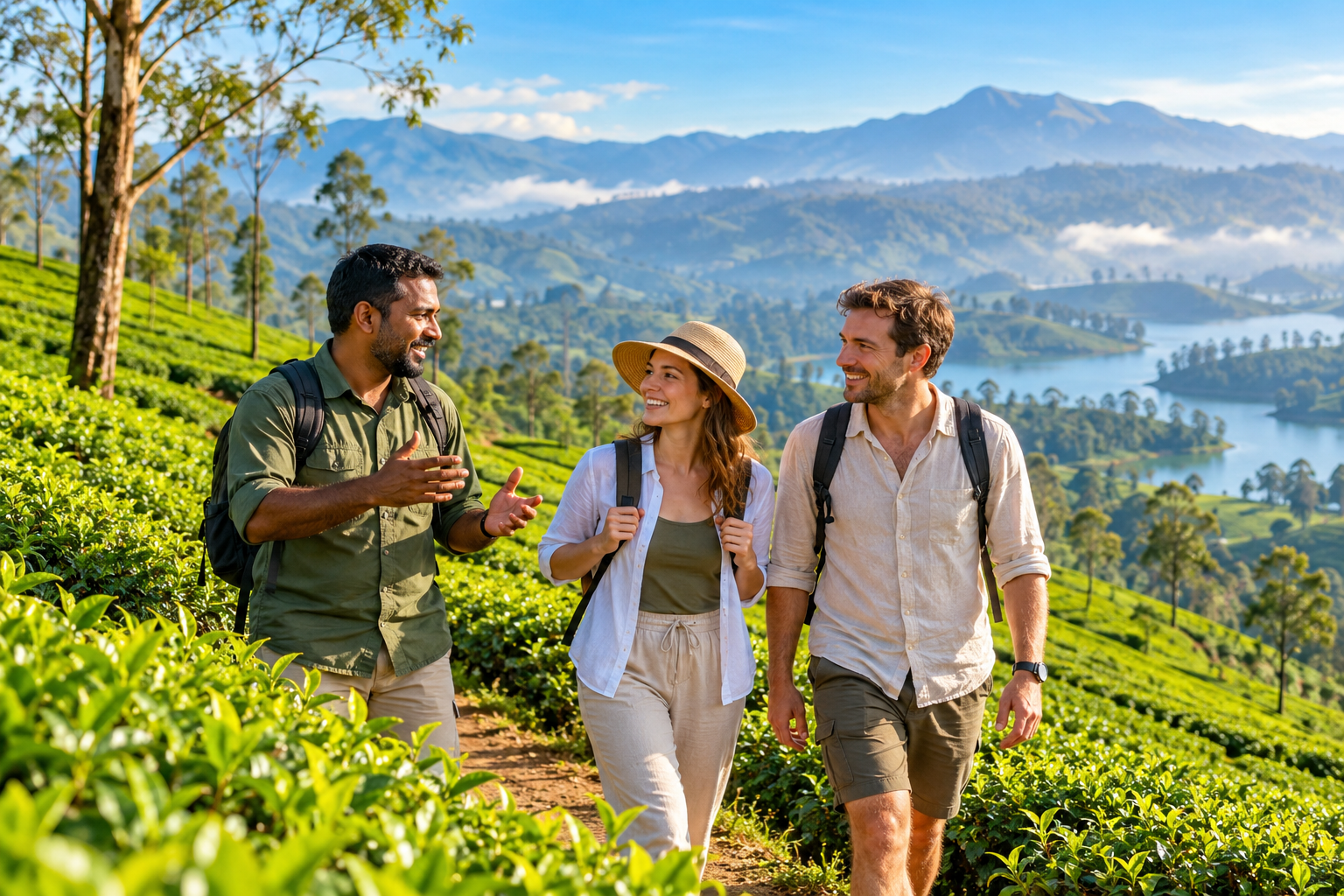 Illustrative locally guided travel experience in Sri Lanka